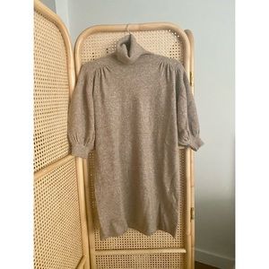 Zara Brown/Beige Sweater Dress - Size S